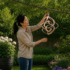 Red Carpet Studios The Original Cosmix Deluxe Helix Wind Spinner, Large 20-Inch, Double Copper - Image 2