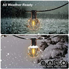 VerRon 50FT LED G40 Globe String Lights with 50+2 Dimmable Edison Bulbs - Image 4