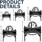 Welcome Family Monogram Personalized Metal Garden Stake - Image 5