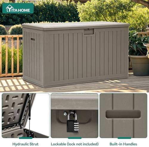 YITAHOME 220 Gallon Extra Large Deck Box - Image 4