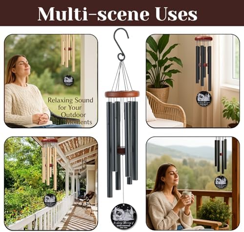 Personalized Excavator Memorial Wind Chime – “in Loving Memory” Custom Name & Years – Construction Worker Sympathy Gift – Outdoor Remembrance Windchime for Loss of Loved One Tribute Keepsake Décor - Image 3