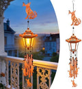 Dog Solar Wind Chimes for Outside, Birthday Gifts for Mom Women Grandma Mother's Day Memorial, 34-Inch Windchimes with Wind Spinner, Outdoor Hanging Solar Lights Waterproof Garden Decor Patio Yard by VOOKRY