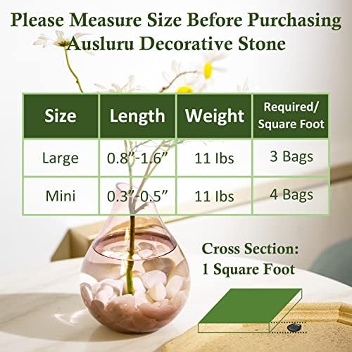 11lbs Polished Black River Rocks,Natural Decorative Stones for Indoor Plants,Vases & Fish Tank,Includes 1 Engraved Inspirational Rock,1-2 Inch Decorative Pebbles for Garden Landscaping - Image 7