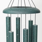 Corinthian Bells 30 Inch Green Wind Chimes for Outside, Outdoor Garden Wind Chime with Relaxing Sound, Made in USA - Image 3