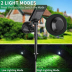 Halloween Solar Spot Lights Outdoor Ideal Decor for Landscape Cold White-4P - Image 3