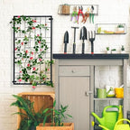 MyGift Large Geometric Metal Wall Trellis for Climbing Plants & Vines - Image 4