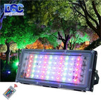 50W RGB LED Flood Light, 220V-240V AC, IP65 Waterproof Color-Changing Outdoor Spotlight with Remote Control(RGB-50 W) - Image 3