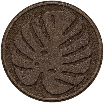 Tierra Verde 4 Pack 18" x 18" Tropical Leaf Decorative Stepping Stones by TierraVerde