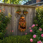 Mood Lab Tree Face Decor with Acorns - Old Man Tree Face Garden Hugger Decoration - Outdoor Tree Decoration - Image 3