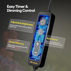 Maygrove Plant Grow Light 2ft, Tunable Full Spectrum LED Grow Light Strips 60W (4 x 15W), T5 Growing Lamp with Timer & Dimming Controller for Indoor Plants, Greenhouse, High PPFD, 4-Pack - Image 6