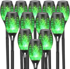 Solar Lights Outdoor, Solar Torch Light with Flickering Flame for Garden Decor, 20.5'' Small Size Solar Powered Garden Lights, Waterproof Flame Torches for Outside Patio Pathway Yard Decorations by Obimeeo