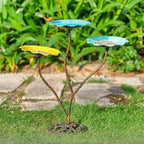 Cast Iron Pedestal Bird Bath Feeder Combo for Outside, Heavy Duty Outdoor Bird Bath/Feeder for Wildlife, Stable and Easy to Clean Birdbath - Image 2