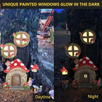 3 Pcs Miniature Fairy Garden Accessories Fairy Door and Windows Bundle - Image 5