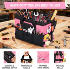 HISEA 3 Pack Heavy Duty Tool Bag, 16-Inch Waterproof Tools Organizer Tote - Image 5
