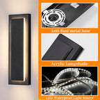 Outdoor Wall Light Modern Wall Lighting 15.7 in,12 W - Image 4