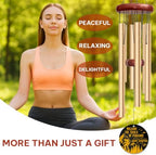 Personalized Hiking Memorial Wind Chime Custom Name & Year, Walking The Trails of Paradise Sympathy Gift, Outdoor Remembrance Windchimes Garden Decor Deep Tone - Image 3
