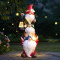 twinbling 17 in Large Garden Gnome Statue with Solar Lights by Twinbling