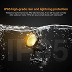 Landscape Lights - 5W 110V Outdoor Spotlight - Waterproof IP65-3000K Warm White LED Landscape Lights - 5ft Cable for Yard Garden Patio Driveway House (Include Spike) (6 Pack) - Image 5