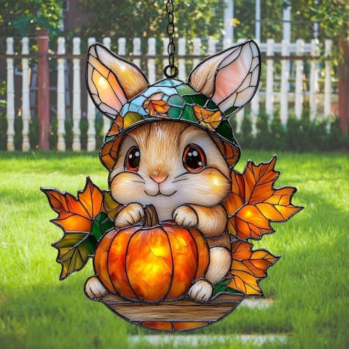 Cute Little Bunny Acrylic Suncatcher by AVAGAN