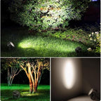 LED Beam Spotlight, AC85V~265V LED Beam Spotlight, IP66 Waterproof Led Beam Lamp, Outdoor Led Projection Spot Lights, Rotating Landscape Lighting Tree Light(Blue,48w) - Image 6