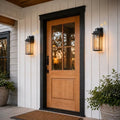 2-Pack Outdoor Wall Sconce, 15”Dusk to Dawn Wall Lights by OupavocsOutdoorLighting