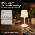 Shower Lamp Rechargeable Waterproof Lamp, Cordless Table Lamp for Bathroom - Image 7