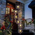 Tryme Sun Solar Wind Chimes for Outside Hanging Garden Lights Solar Christmas Decorations Outdoor for Women, Mother, Grandmother - Image 2
