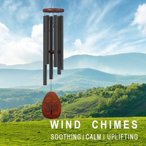 Suntimber Tree of Life Sympathy Memorial Wind Chimes for Loss of Loved One - Image 3