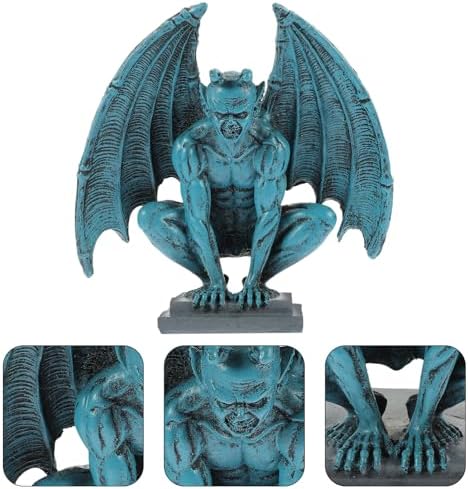 Gothic Resin Gargoyle Statue Halloween Garden Guardian Decor - Image 4