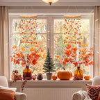 Suncalla 2 Pcs Fall Crystal Suncatchers Window Hanging Decor Autumn Harvest - Image 6