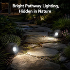 Candieslife Solar Rock Lights Outdoor Garden Waterproof - Super Bright LED Solar Spotlights, Solar Powered Landscape Path Decorative Garden Stone Lights for Pathway, Walkway, Yard, Patio (4 Pack) - Image 6