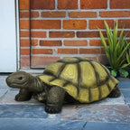 SKYFIRE Turtle Statues for Garden - 34.2” x 18.1” x 11.4” Fiber Reinforced Concrete Figurine Statue, Garden Sculptures & Statues Decor for Outdoors, Lawn, Yard - Outdoor Ornaments Gardening Gifts - Image 3