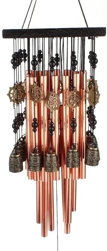 Outdoor Indoor Metal Tube Wind Chime with Copper Bell Large Windchimes for Patio Garden Terrace - Image 3