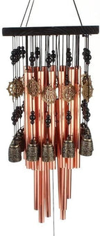 Outdoor Indoor Metal Tube Wind Chime with Copper Bell Large Windchimes for Patio Garden Terrace(E) - Image 3