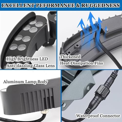 DC 24V Ring Tree Light Outdoor Landscape Uplight with Transformer - Image 6