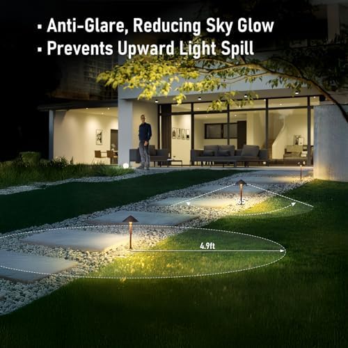 LEONLITE 4-Pack 5CCT LED Low Voltage Landscape Path Lights, 12-24V AC/DC - Image 5
