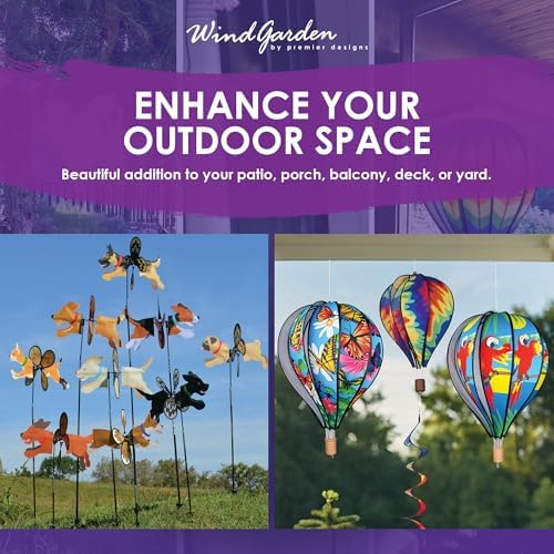 Premier Kites Petite Spinner Seahorse – Whimsical Wind Spinner for Yard & Garden, Durable Weather-Resistant Fabric, Easy to Assemble, Outdoor Decor for Patios, Lawns, & Fairy Lovers - Image 5