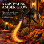 2027 Upgraded Solar Dragon Fire Garden Light, Dragon Flame Solar Light, Dragon Garden Stake Outdoor Decor，1PC - Image 2