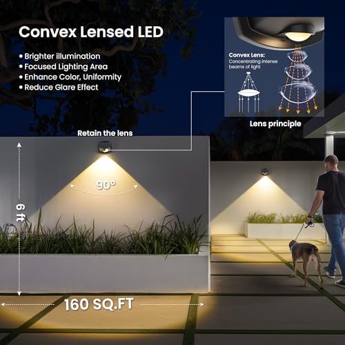 Solar Lights Waterproof IP65, Solar Stair Lights Outdoor Decor 8 Pack - Image 4