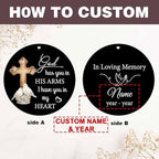 Custom Sympathy 32" Wind Chimes for Loss of Mom Dad with Pigeon - Image 3