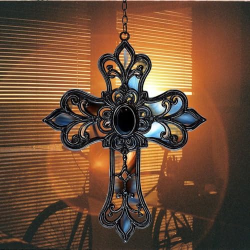 Gothic Cross Acrylic Suncatcher - Image 7