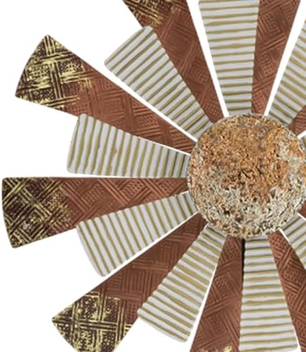 Regal Art & Gift Wind Spinner, Outdoor Metal Kinetic Yard Art with Stake - Image 4