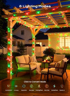 Minetom 4PC 160FT Christmas Outdoor Solar String Lights Waterproof 400 LEDs - Image 3
