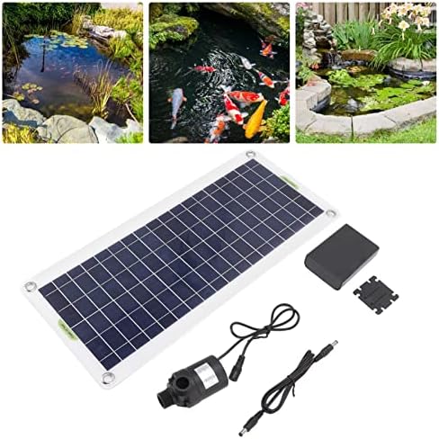 Solar Water Fountain Pump, 30W Solar Water Pump with Solar Panel, Outdoor Solar Powered Fountain Water Pump Kit for Bird Bath Garden Small Pond Fish Tank Pool Patio - Image 6