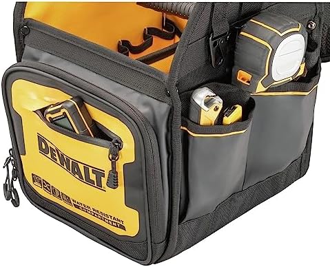 DEWALT Tool Bag, Electrician Tote, Tool Storage and Organization, Durable and Water Resistant, 11 Inch (DWST560105) - Image 5