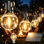 Solar Lights Outdoor Patio Lights 40FT G40 Waterproof Dimmable by Unknown