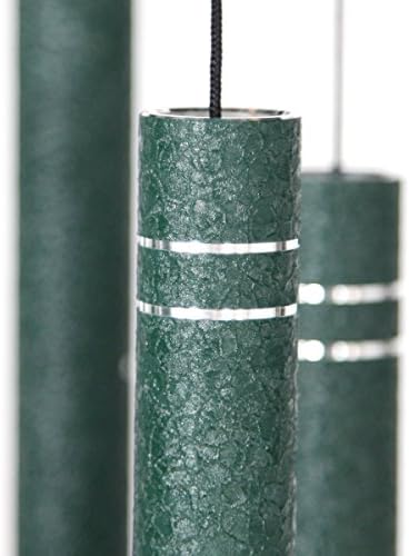 Arabesque by Wind River - 36 inch Emerald Wind Chime for Patio, Backyard, Garden, and Outdoor décor (Aluminum Chime) Made in the USA - Image 3