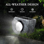 Solar Rock Lights Outdoor 4 Pack, Small Faux Rock Landscape Light for Yard - Image 3