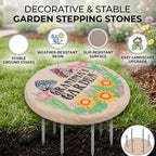 4pcs Decorative Stepping Stones Round Stepping Stones - Image 4