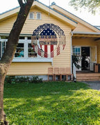 250th Anniversary Wind Spinner for Garden Yard 12In, USA Flag Red Striped Blue Star Retro 3D Stainless Steel Kinetic Hanging Wind Spinners Rustproof Outdoor Decor for Lawn Patio Home - Image 6